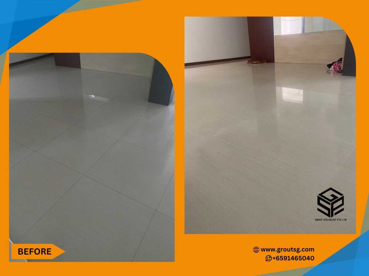 Epoxy grouting
